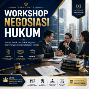Workshop Negosiasi Hukum & Aplikasi Negosiasinya